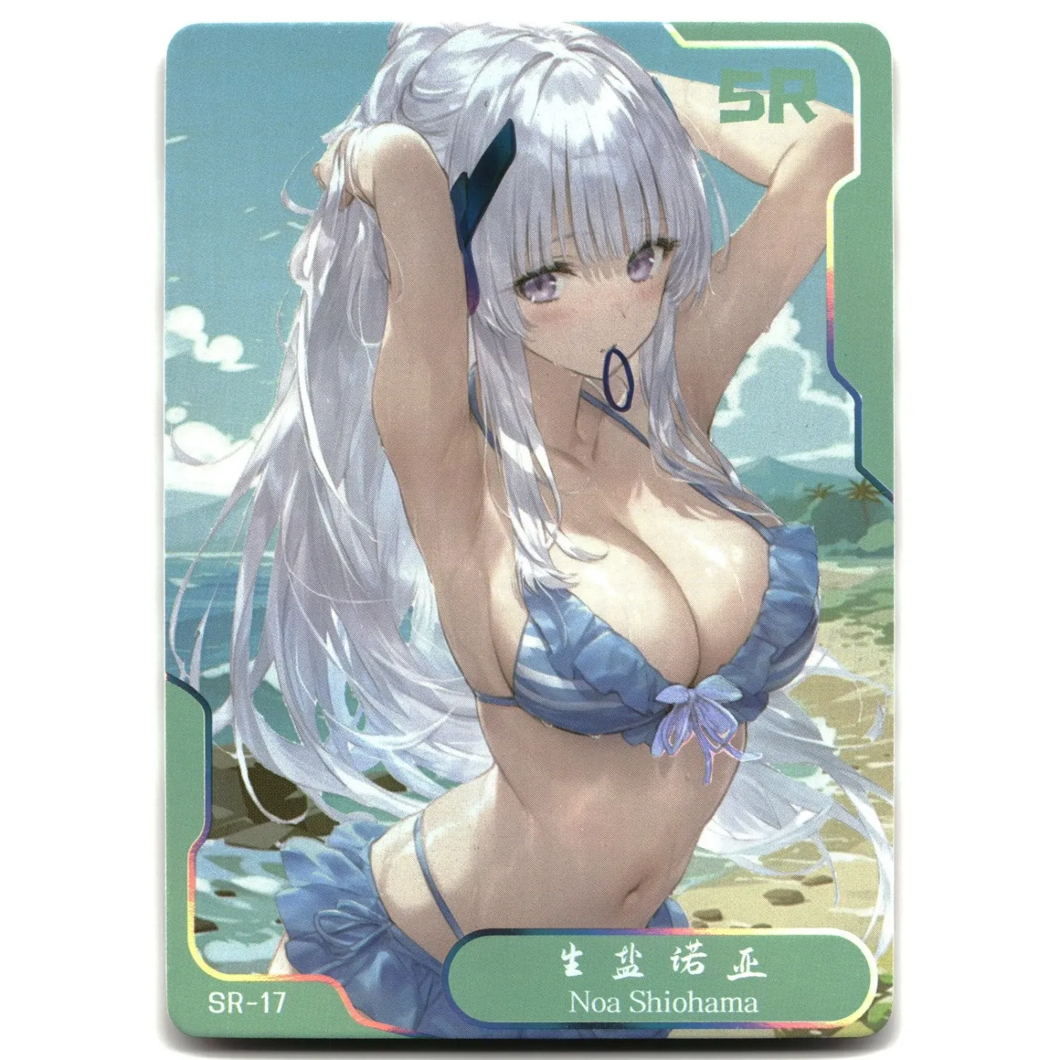 SJ Senpai Goddess Haven 6 Card Goddess Story Anime Waifu SR-17 Noa Shiohama