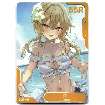 SJ Senpai Goddess Haven 6 Card Goddess Story Anime Waifu SSR-03 Lumine