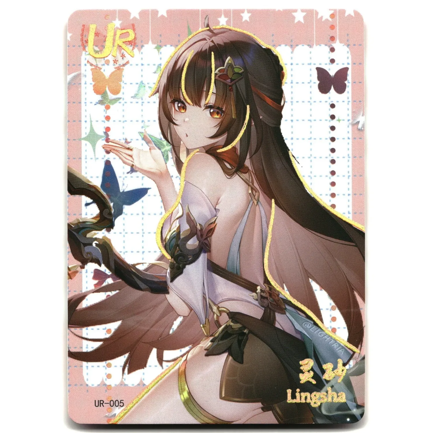 SJ Senpai Goddess Haven 6 Card Goddess Story Anime Waifu UR-005 Lingsha