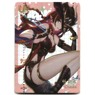 SJ Senpai Goddess Story Haven 6 Card Anime Waifu UR-002 Genshin Impact Chaska
