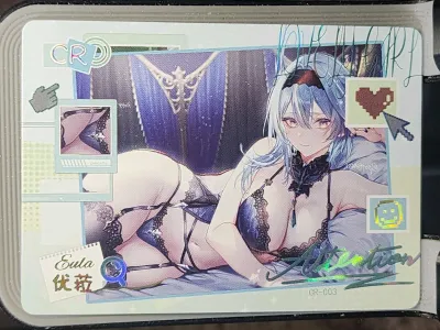 SJ Eula Senpai Goddess Haven 6 Card Goddess Story Anime Waifu CR CR-003