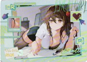 SJ HU TAO CR CR-007 Senpai Goddess Haven Series 6 Story Anime Collectible Card