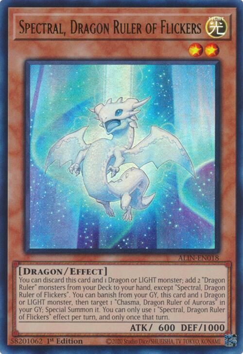 SJ Spectral, Dragon Ruler of Flickers - Alliance Insight (ALIN) Alliance Insight Ultra Rare