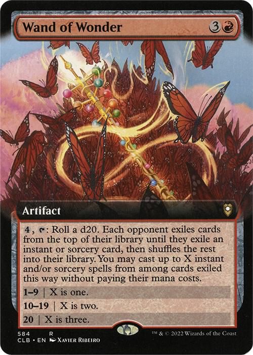 SJ Wand of Wonder (Extended Art) - Commander Legends: Battle for Baldur&#39;s Gate (CLB) Commander Legends: Battle for Baldur&#39;s Gate