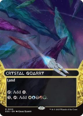 SJ Crystal Quarry (0010) (Borderless) - Edge of Eternities: Stellar Sights (EOS) Edge of Eternities: Stellar Sights Foil