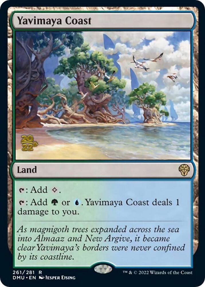 SJ Yavimaya Coast - Prerelease Cards (PRE) Prerelease Cards Foil *Espanol*