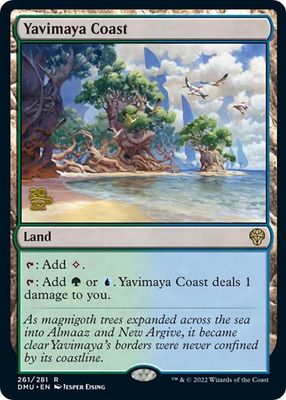 Yavimaya Coast - Prerelease Cards (PRE) Prerelease Cards Foil *Espanol*