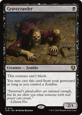 SJ Gravecrawler - Innistrad Remastered (INR) Innistrad Remastered