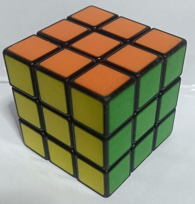 SHX4 Cubo de Rubik, Anaranjado, Verde, Amarillo, Rojo.
