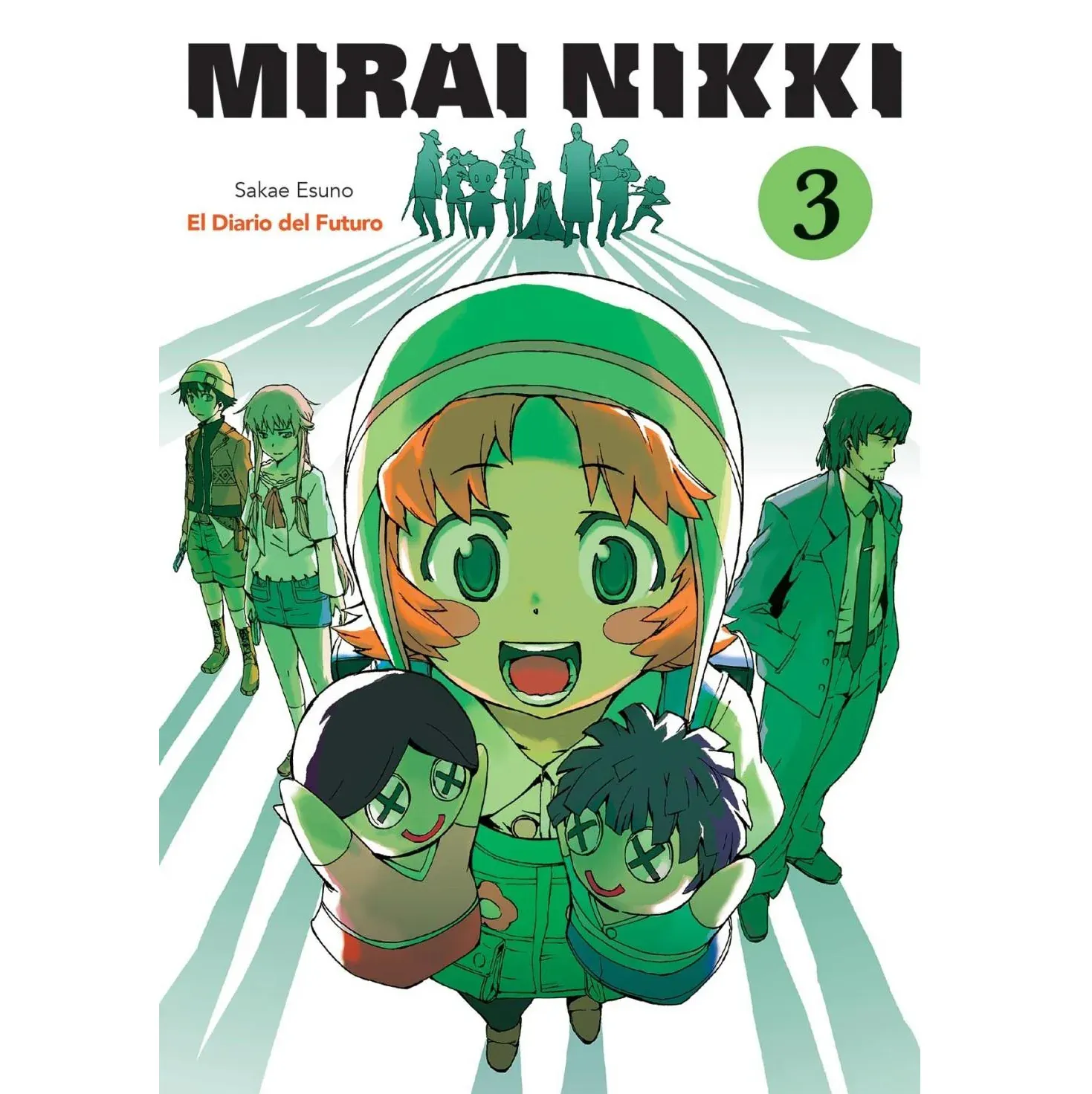 BA35 Mirai Nikki Manga Volumen 3 Espanol Kamite