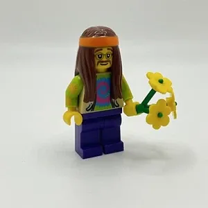 BA35 Hippie Figura Lego Mini Figura Series 7