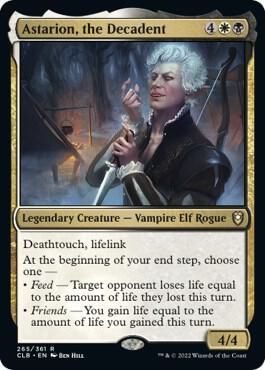 SJ Astarion, the Decadent - Commander Legends: Battle for Baldur&#39;s Gate (CLB) Commander Legends: Battle for Baldur&#39;s Gate Foil