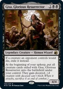 SJ Gisa, Glorious Resurrector - Innistrad: Midnight Hunt (MID) Innistrad: Midnight Hunt