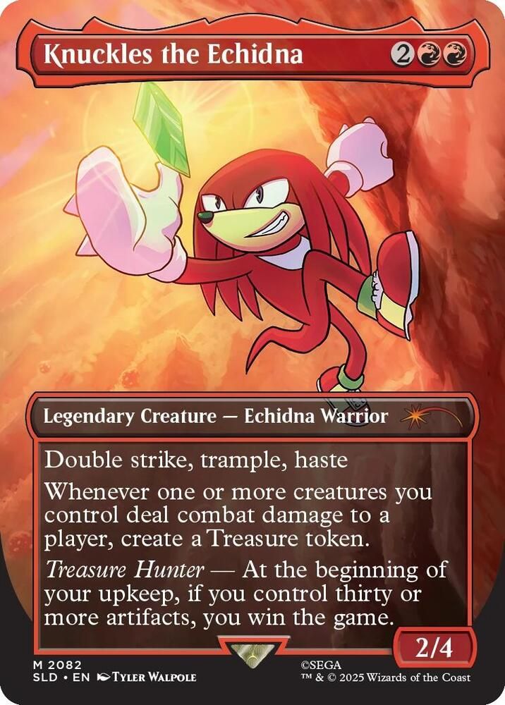 SJ Knuckles the Echidna - Secret Lair Drop Series (SLD) Secret Lair Drop Series Foil
