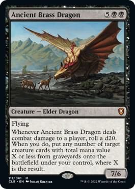 SJ Ancient Brass Dragon - Commander Legends: Battle for Baldur&#39;s Gate (CLB) Commander Legends: Battle for Baldur&#39;s Gate Foil
