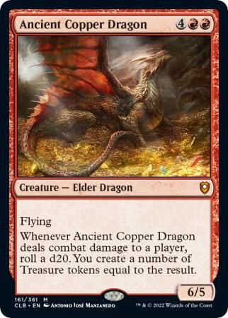 SJ Ancient Copper Dragon - Commander Legends: Battle for Baldur&#39;s Gate (CLB) Commander Legends: Battle for Baldur&#39;s Gate