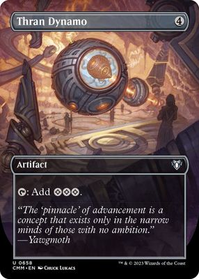 SJ Thran Dynamo (Borderless) - Commander Masters (CMM) Commander Masters