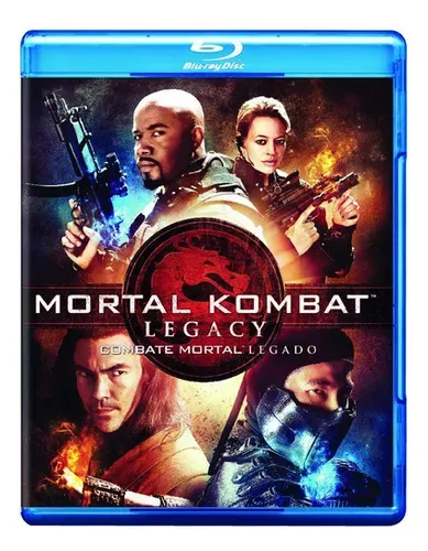 BA35 Mortal Kombat Legacy Blu Ray Usado Completo Espanol Ingles Frances