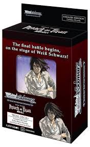 BA35 Attack on Titan Trial Deck Weiss Schwarz Nuevo
