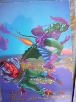 SJ Hombre Arana vs Duende Verde Pepsi Cards 16