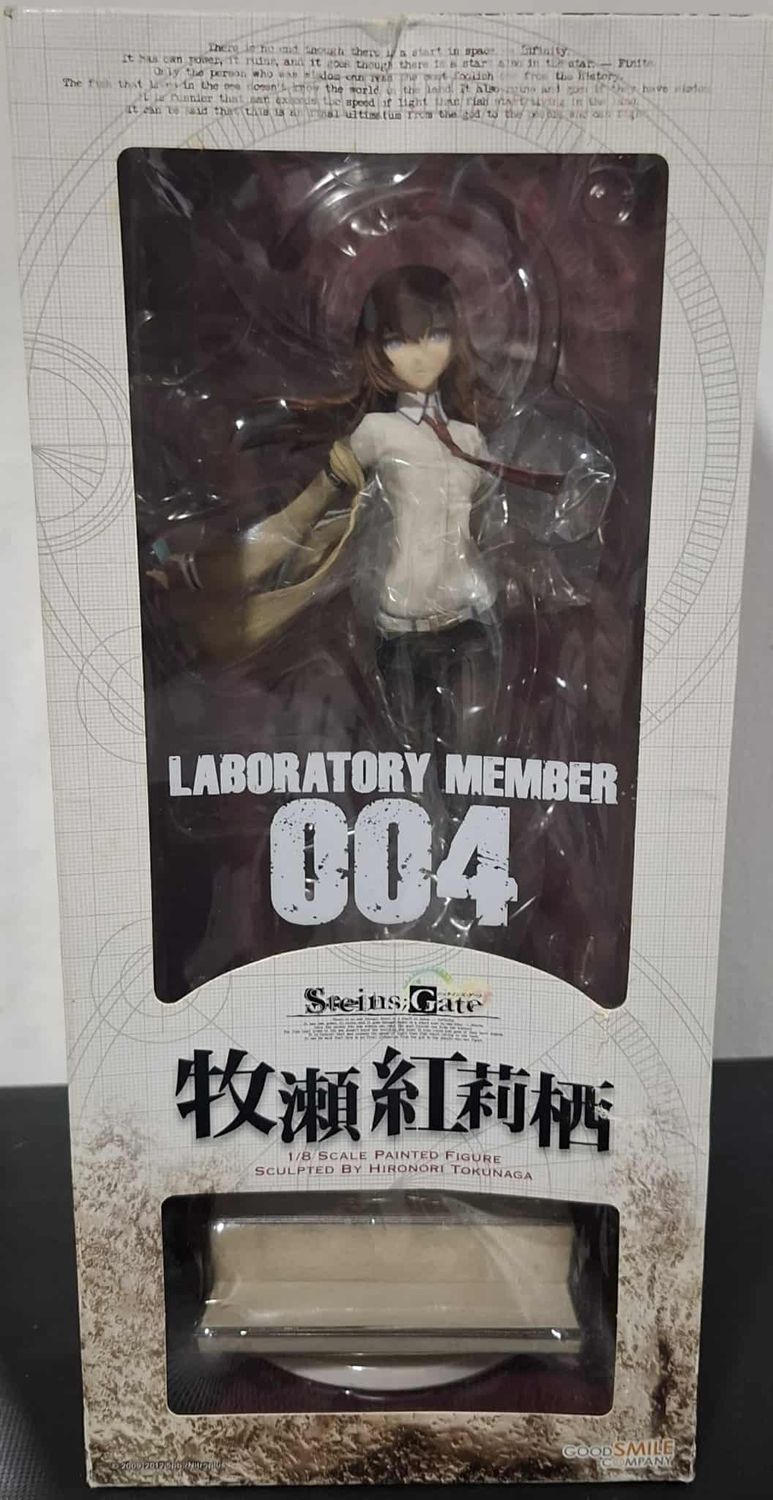 BA34 Makise Kurisu Figura Steins Gate Figura Laboratoy Member 004 Goodsmile 1/8