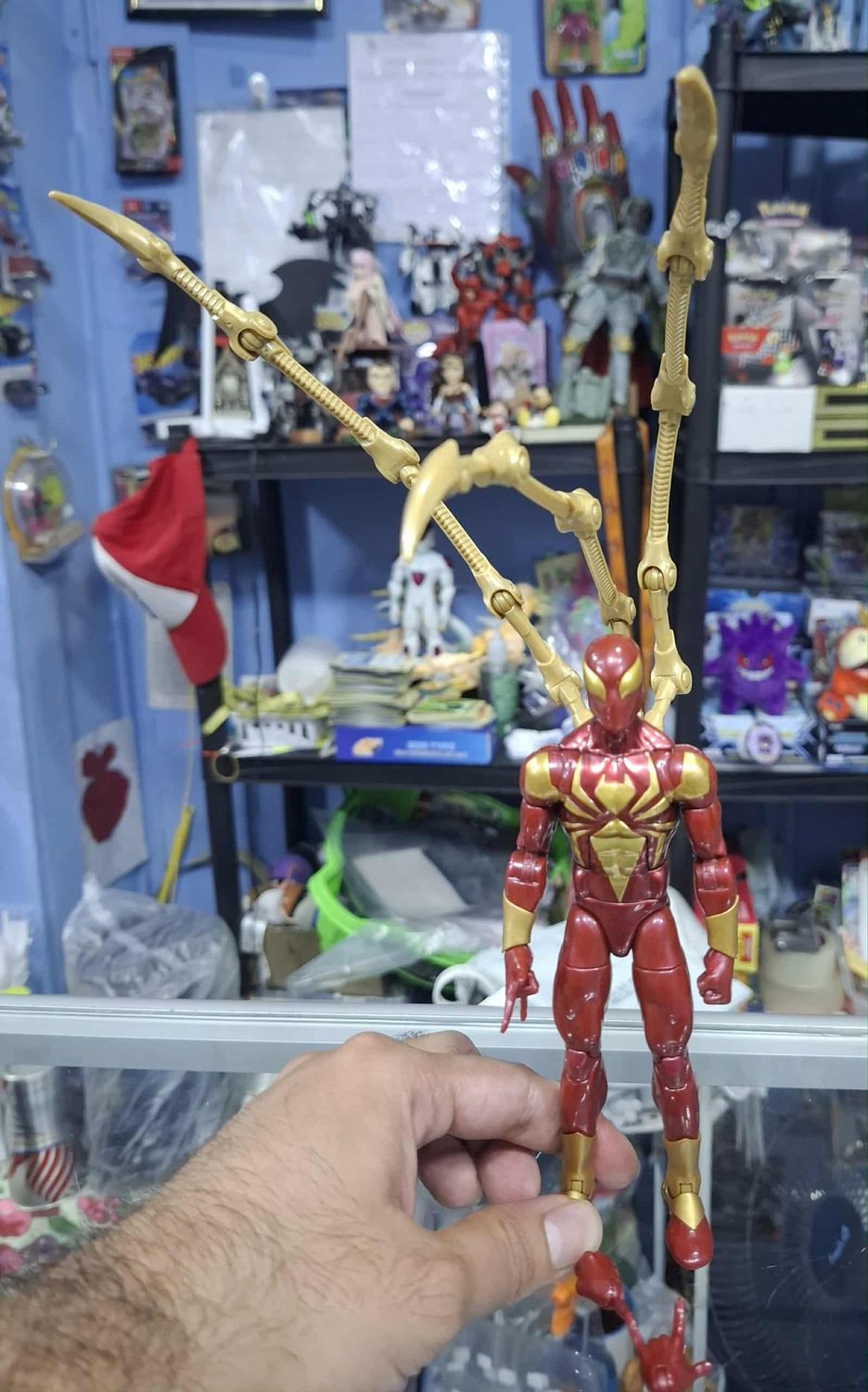 BA35 Iron Spider Man Figura Marvel Legends 6 Pulgadas
