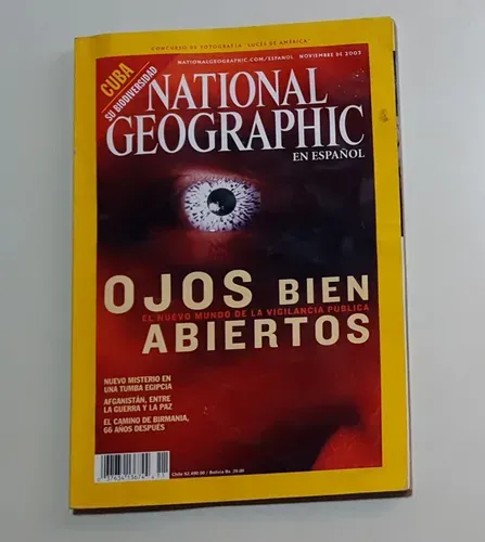 BA36 National Geografic Revista Ojos Bien Abiertos