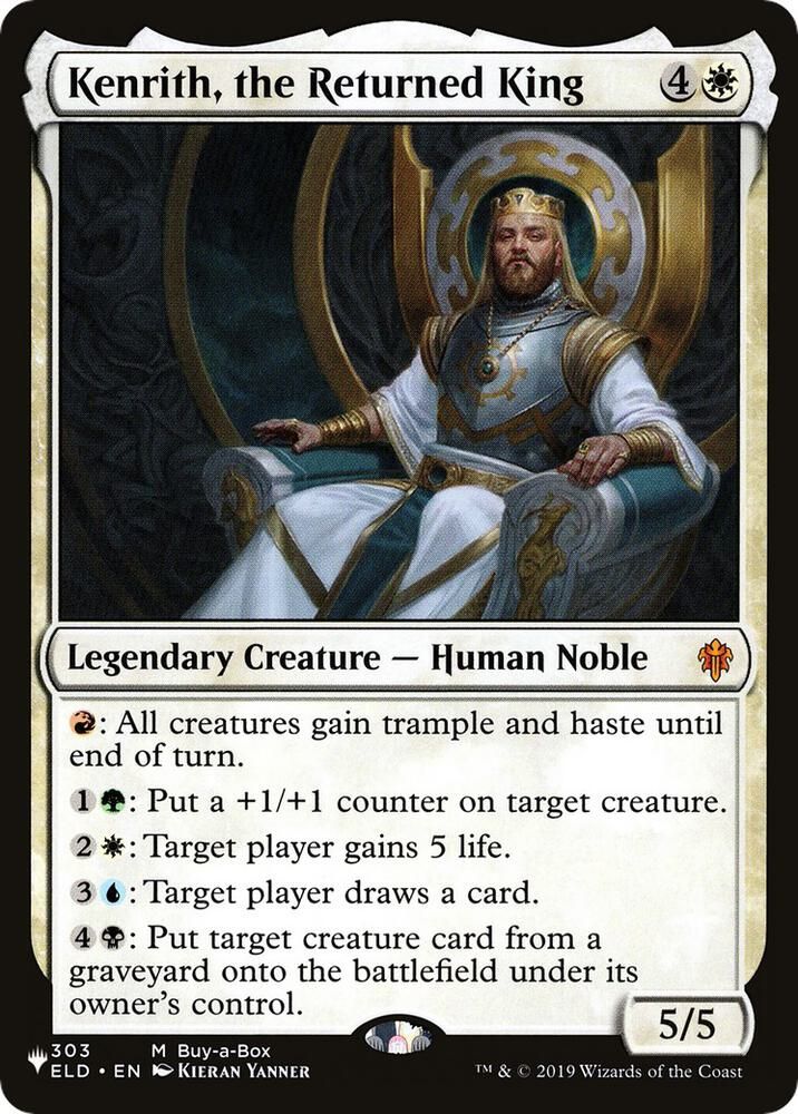 SJ Kenrith, the Returned King - The List Reprints (LIST) The List Reprints