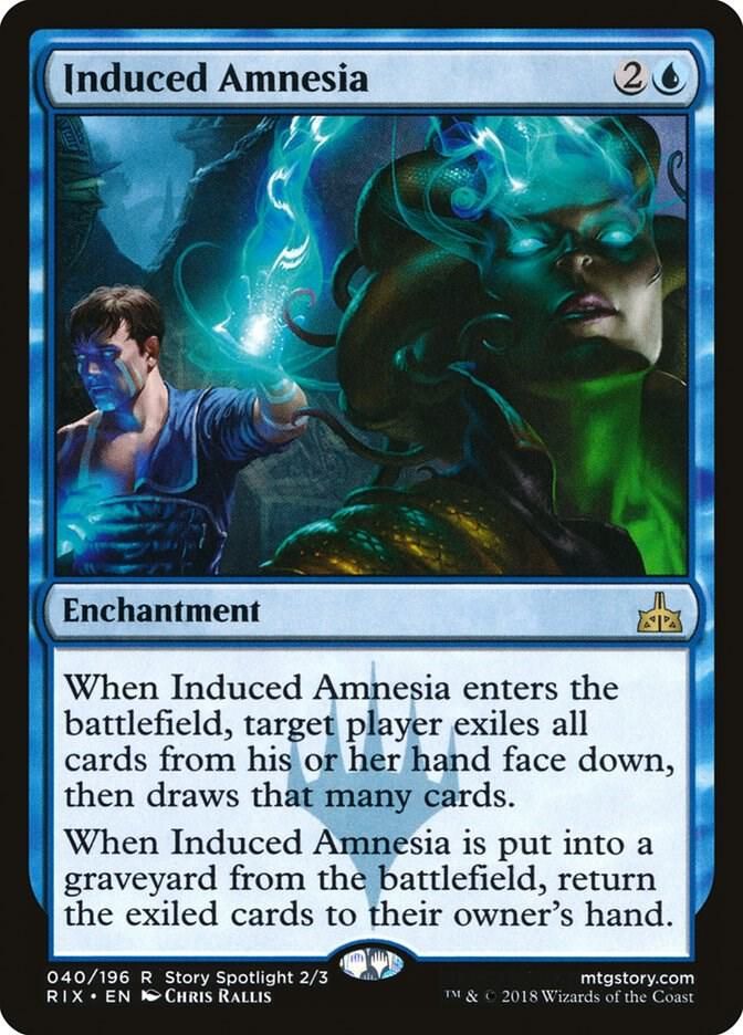 SJ Induced Amnesia - Rivals of Ixalan (RIX) Rivals of Ixalan *Espanol*
