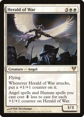 SJ Herald of War - Avacyn Restored (AVR) Avacyn Restored *Espanol*