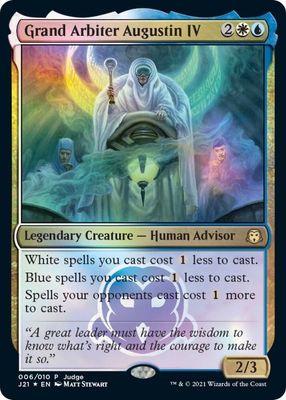 SJ Grand Arbiter Augustin IV - Judge Promos (JDG) Judge Promos Foil