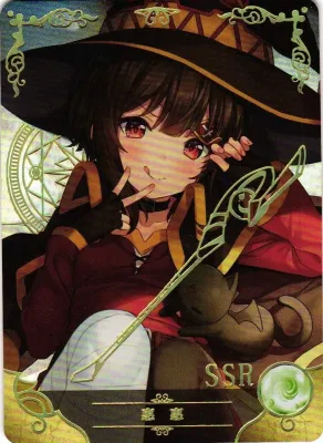 SJ MEGUMIN SSR NS-1M13SSR-16 Goddess Story Anime TCG CCG Collectible Card Konosuba