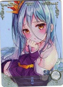 SJ SHIRO SR NS-1M13SR-13 Goddess Story Anime TCG CCG Collectible Card No Game no Life