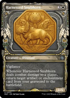 SJ Harnessed Snubhorn (Showcase) - March of the Machine: The Aftermath (MAT) March of the Machine: The Aftermath