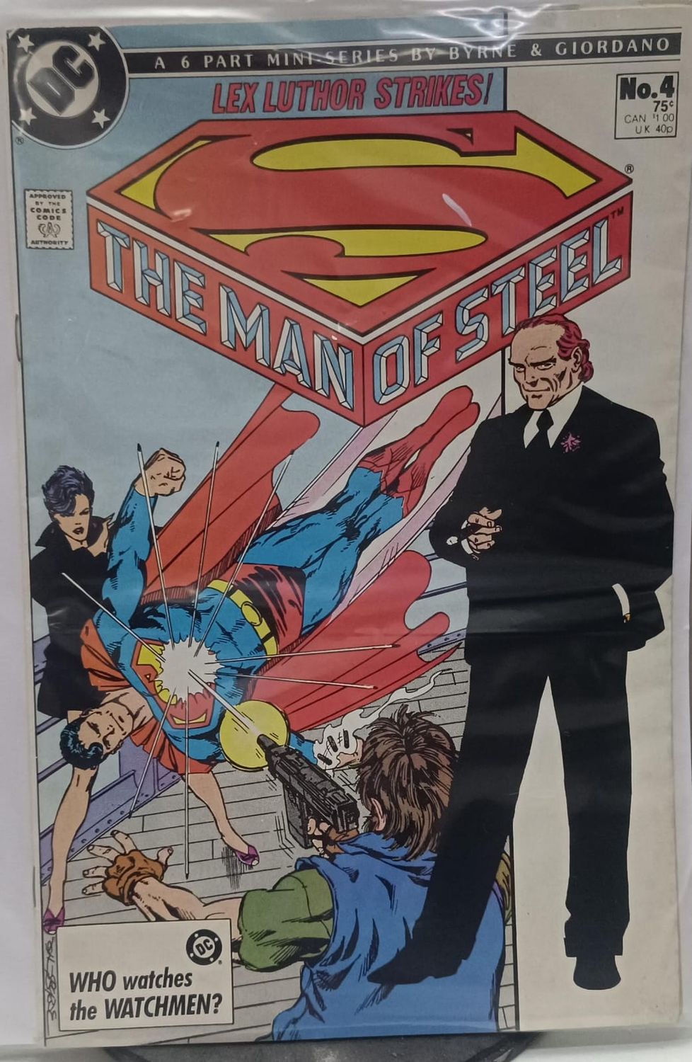 NELA-k, SuperMan  Comic Issue 4 Man of Steel  (Ingles)