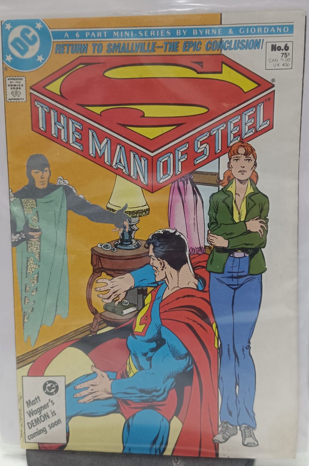 NELA-k, SuperMan  Comic Issue 6 Man of Steel  (Ingles)
