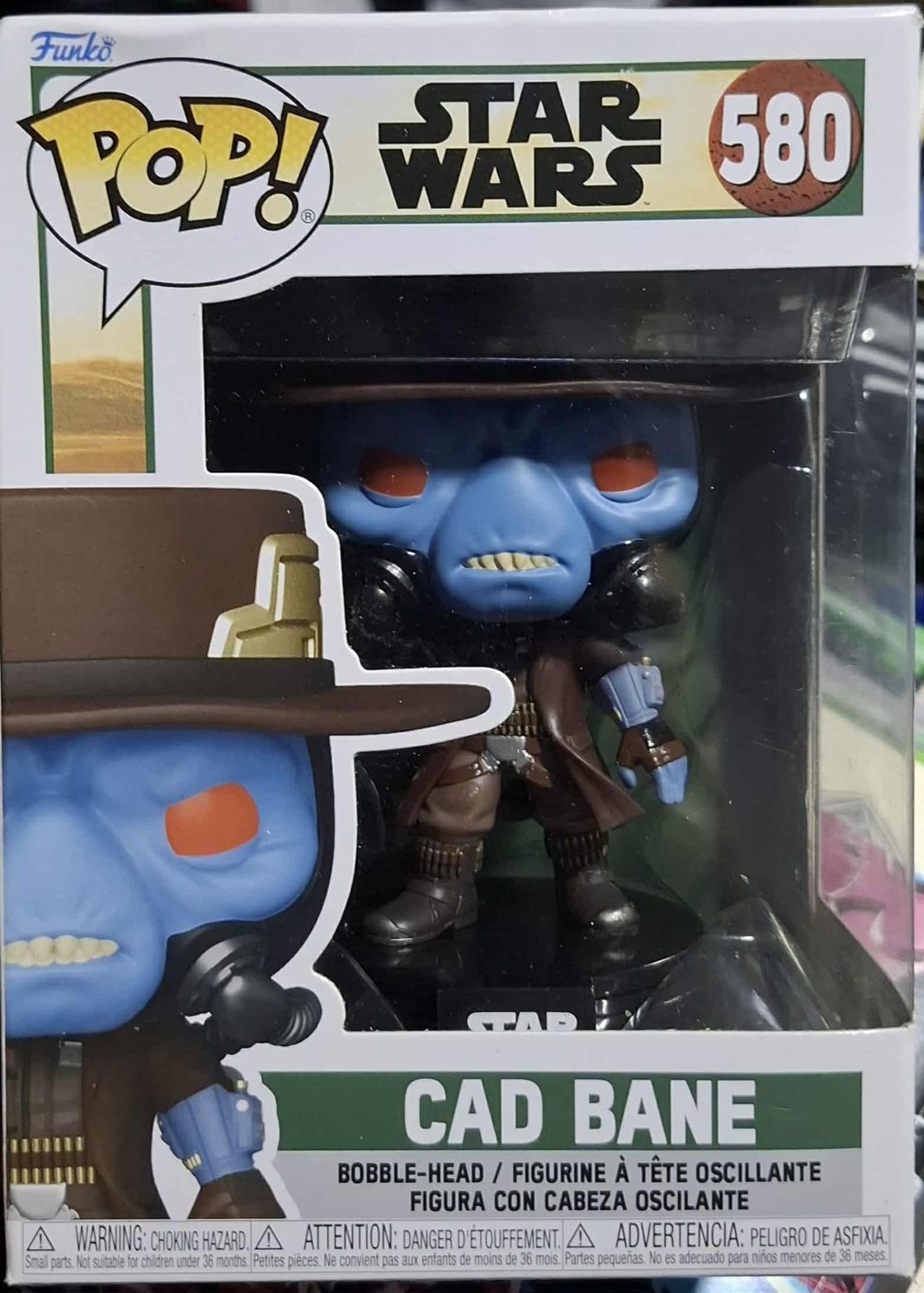 BA36 Cad Bane Figura Funko Pop 580 Star Wars Figura