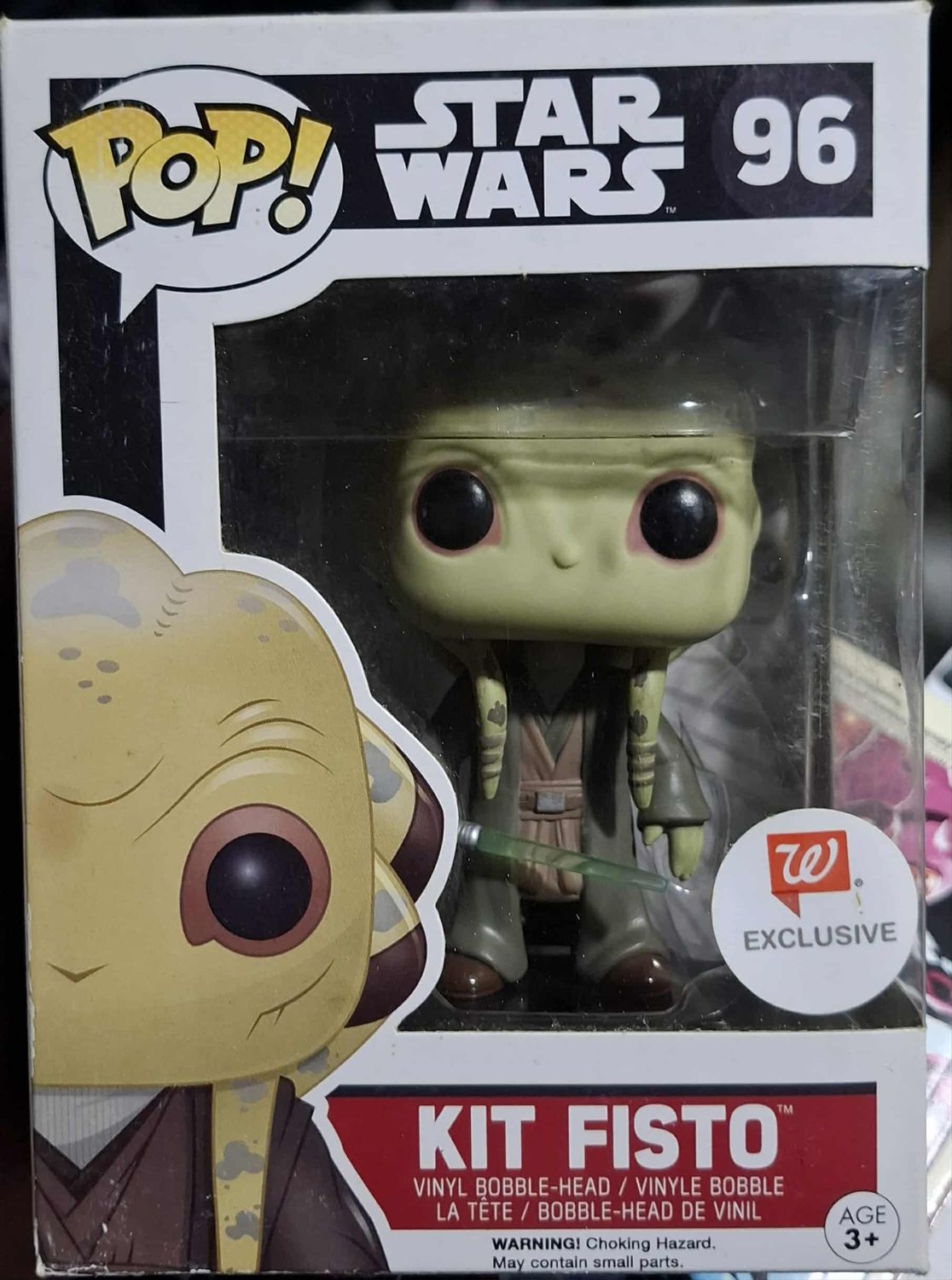 BA36 Kit Fisto Figura Funko Pop 96 Exclusive Star Wars Figura
