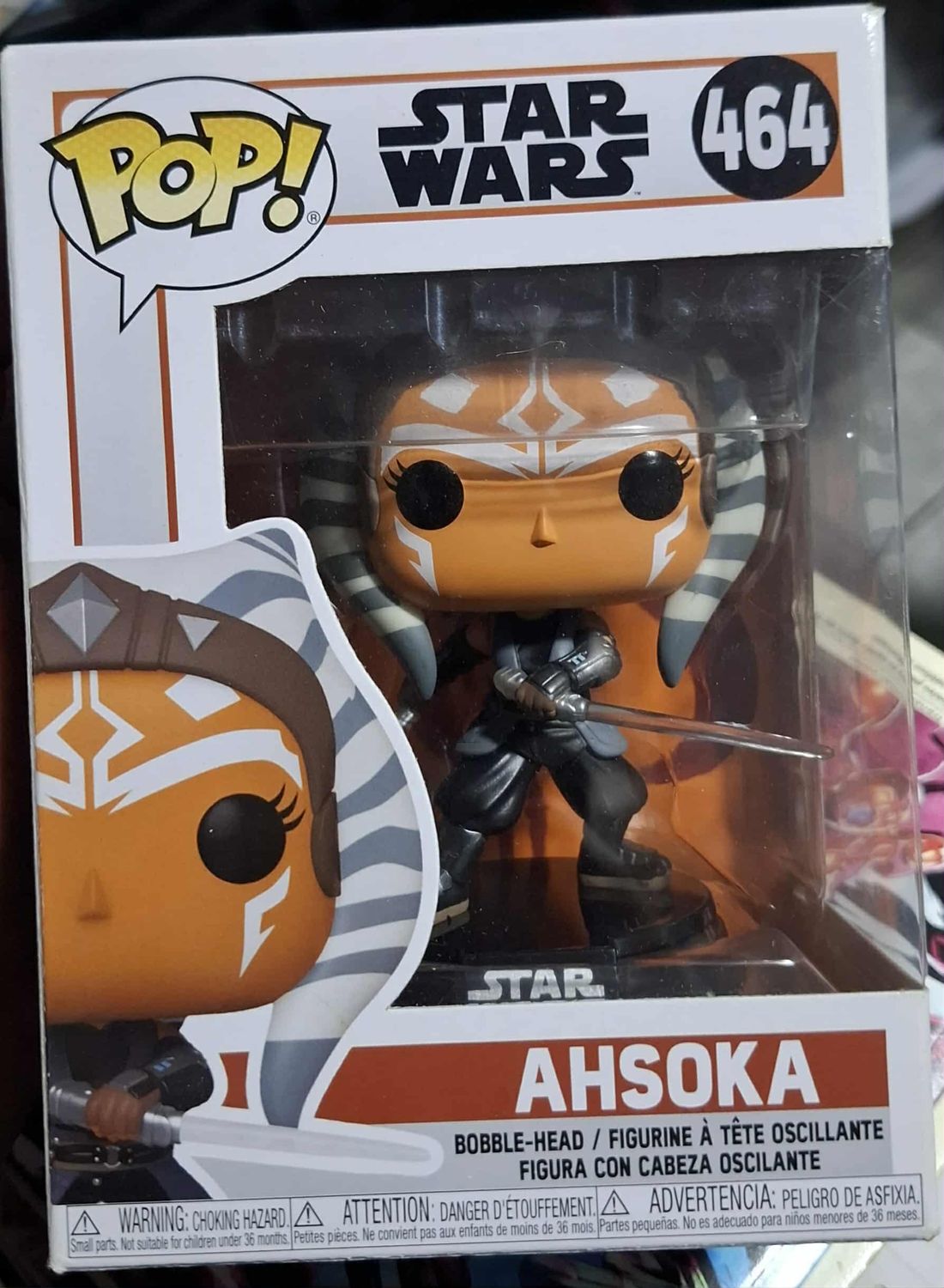 BA36 Ahsoka Figura Funko Pop 464 Star Wars Figura