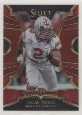 SJ 2020 Panini Chronicles Draft Picks Select Red Prizm Chase Young #1 Rookie RC