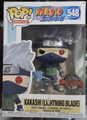 BA36 Kakashi Figura Funko Pop Lightning Blade 548 Naruto Figura Shippuden