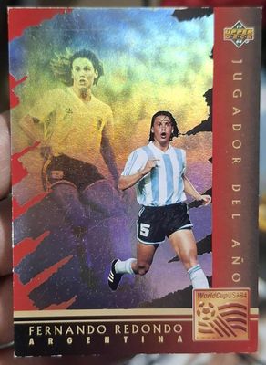 SJ Fernando Redondo WC9 Jugador del Ano Argentina Upper Deck 94