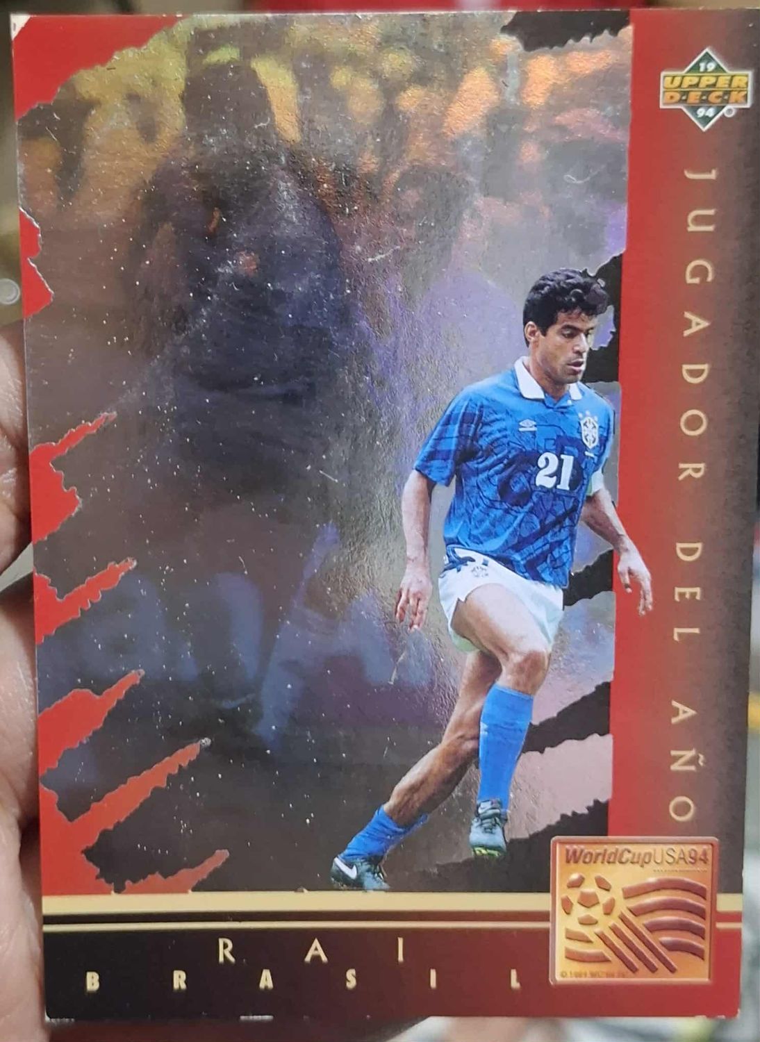 SJ Rai WC1 Jugador del Ano Brasil Upper Deck 94