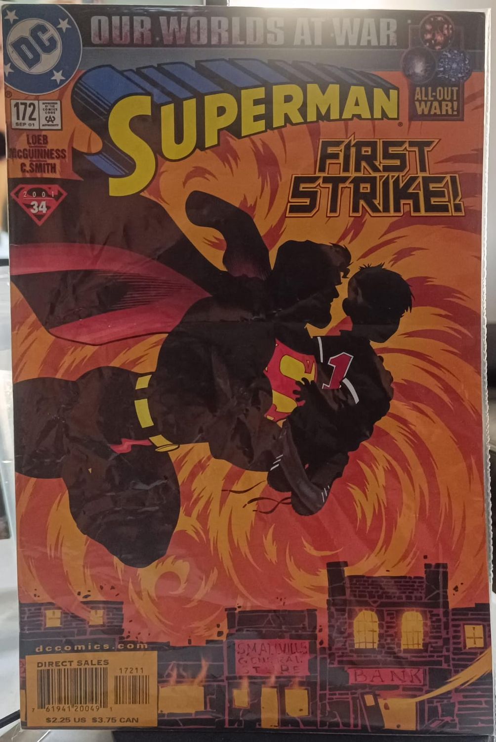 NELA-k, SuperMan  Comic Issue 172 First Strike  (Ingles)