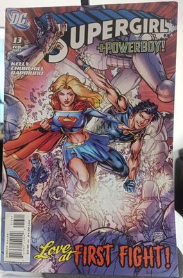 NELA-k, SuperGirl + Powerboy Comic Issue 13 Love at First Fight (Ingles)