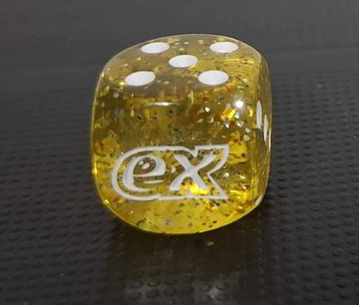 BA36 Pokemon Dado Ex Amarillo