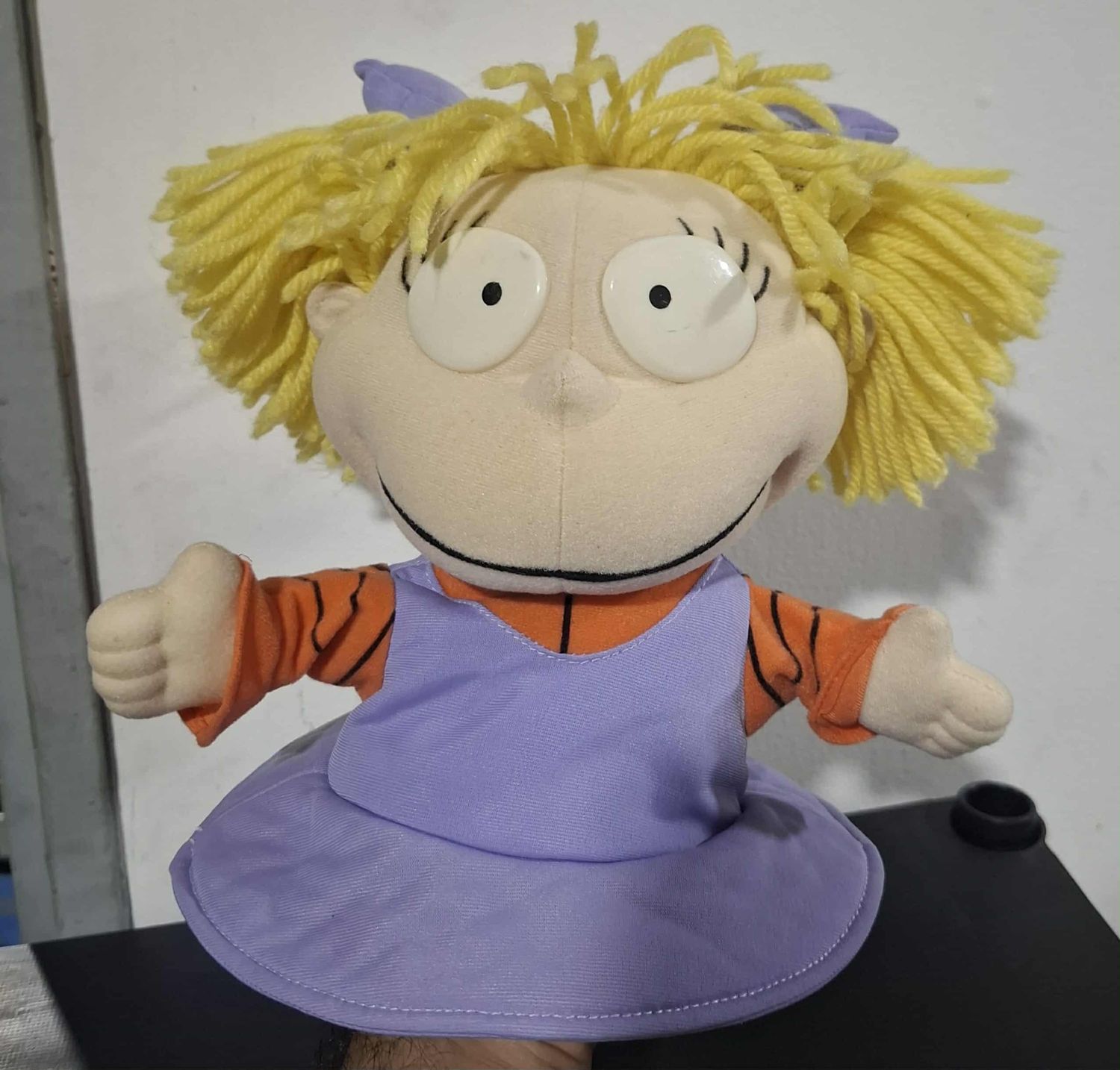 BA36 Angelica Marioneta Rugrats Figura Marioneta 1998 Nickelodeon Viacom