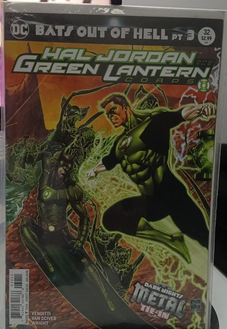 NELA-n, Green Lantern Corps Comic Bats Out of Hell parte 3  Issue 32 Dark Nights Metal Tie-In DC