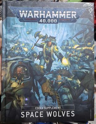 BA34 Warhammer 40.000 Codex Supplement Space Wolves Libro Tapa Dura Nuevo Sellado