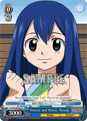 SJ Honest and Brave, Wendy - Fairy Tail ver.E (FT/EN-S02) Fairy Tail ver.E